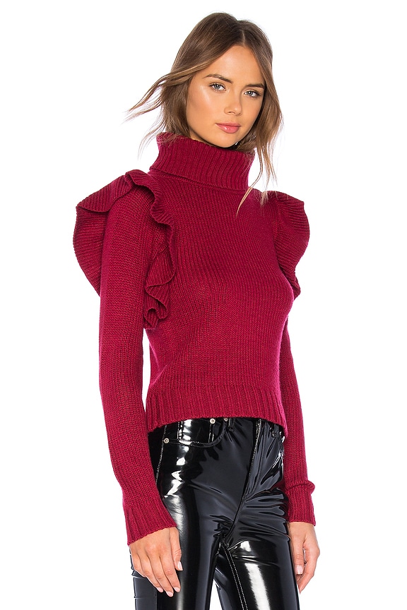 view 2 of 4 Barcelona Sweater in Dark Red