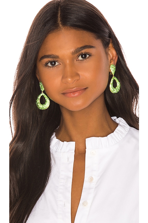 view 1 of 3 BOUCLES D'OREILLES EMILE in Green