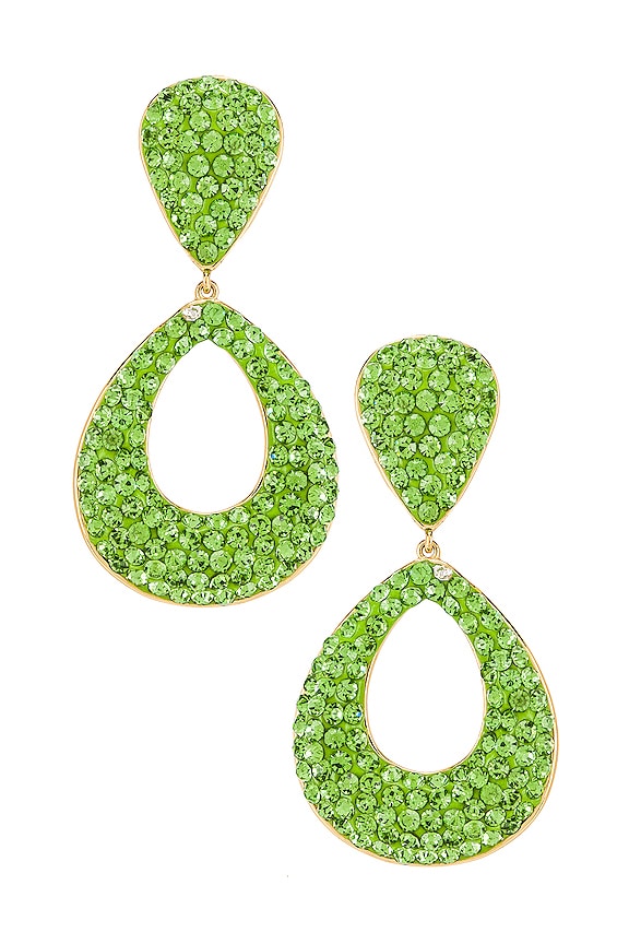 view 2 of 3 BOUCLES D'OREILLES EMILE in Green