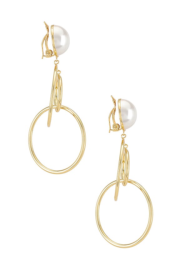 view 2 of 2 Flavia Earring in Gold