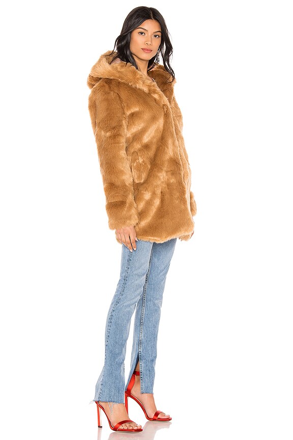 view 2 of 3 Faux Fur Coat 84 in Brown