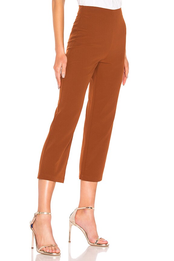 view 2 of 4 Cropped Pant in Brown