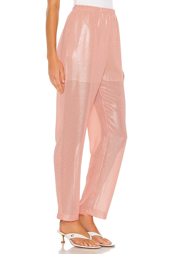 view 2 of 5 Paz Pant in Orange Houndstooth