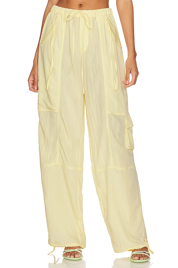 view 2 of 5 Sojinita Parachute Pant in Butter Yellow