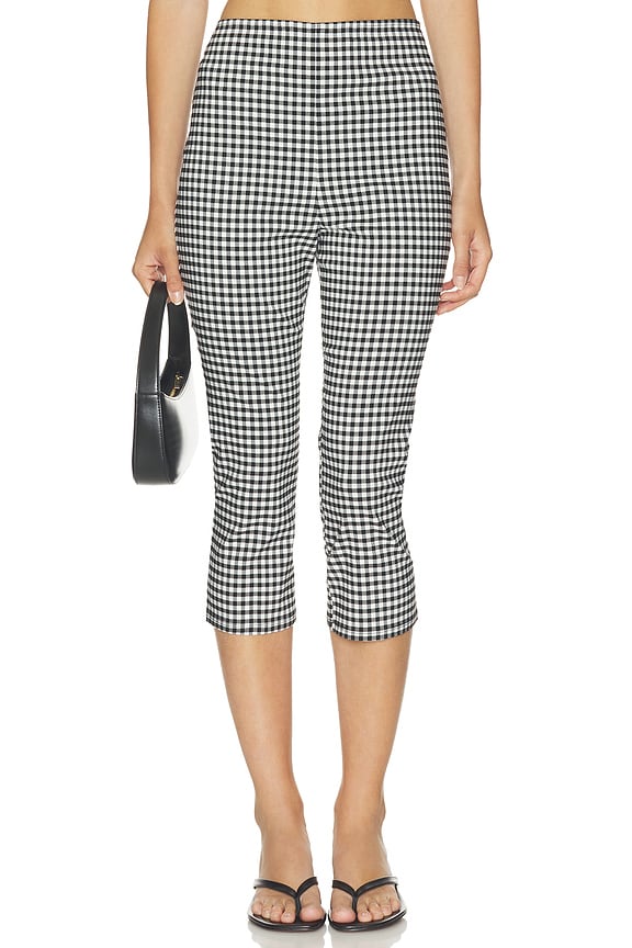 view 2 of 7 PANTALON GIGI in Black And White Gingham