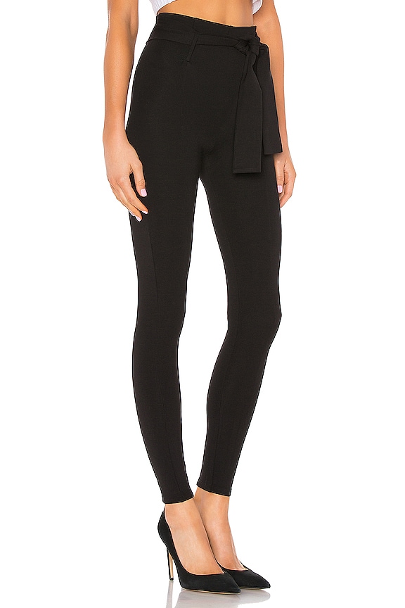 view 2 of 4 High Waist Belted Legging in Black