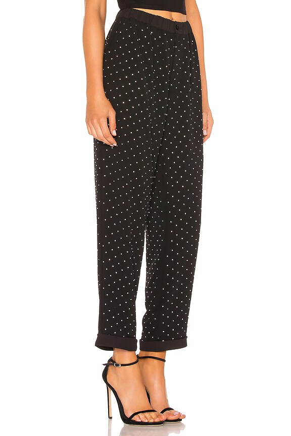 view 2 of 5 Lacole Pant in Black With Crystal