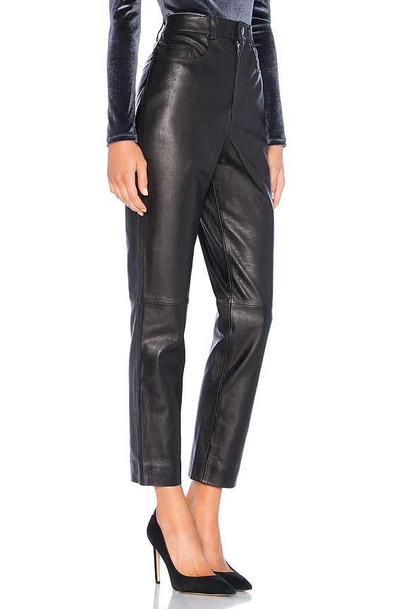 view 2 of 4 Leather Pant 417 in Black