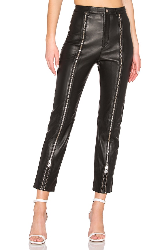 view 2 of 5 PANTALON ZIP UP in Black