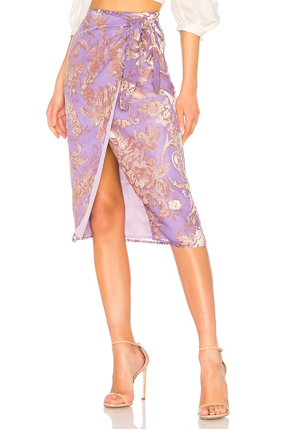view 2 of 5 Skirt 285 in Lilac Velvet