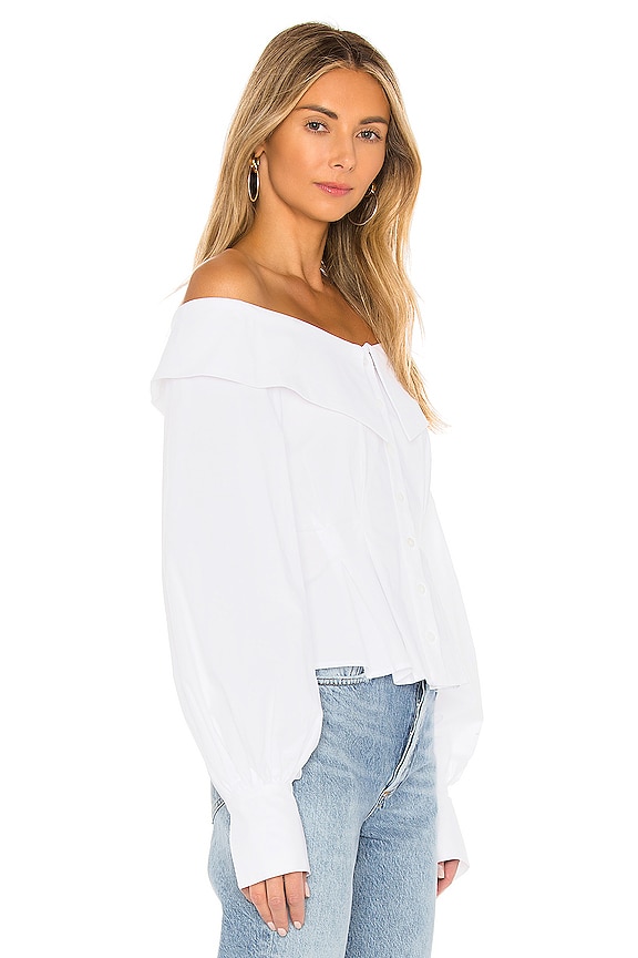 view 2 of 4 Rey Top in White