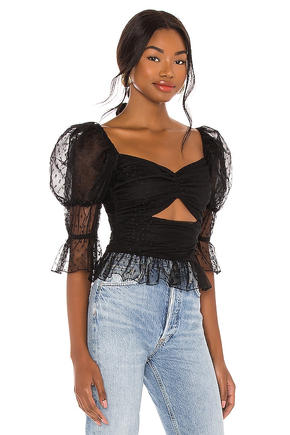view 2 of 5 Dolores Top in Black