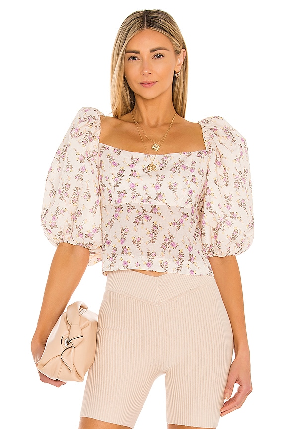 view 2 of 5 Alice Top in Rachelle Print