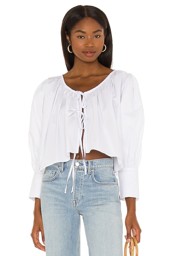 view 2 of 5 Carey Top in White