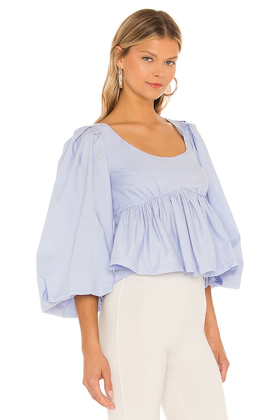 view 2 of 4 Adalet Top in Powder Blue