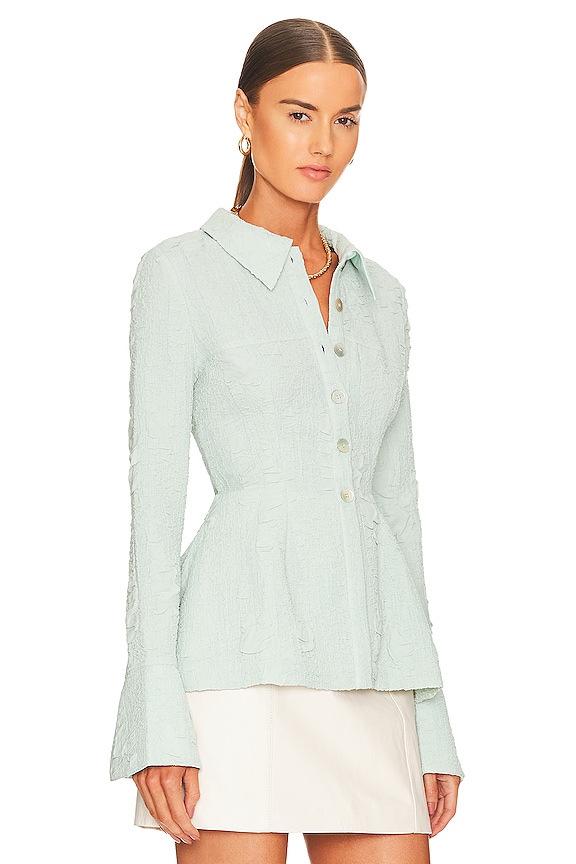 view 2 of 5 Jovi Top in Seafoam Green