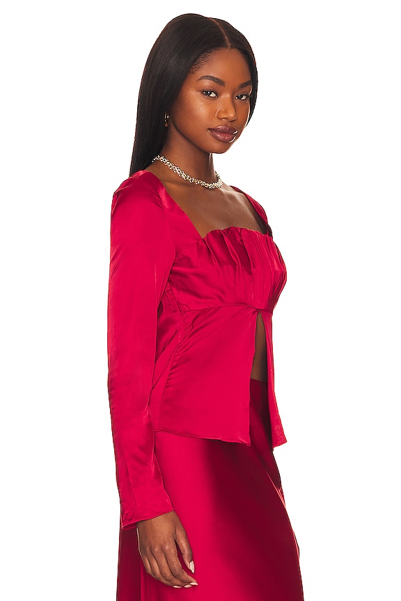 view 2 of 4 BLUSA PRESTON in Red
