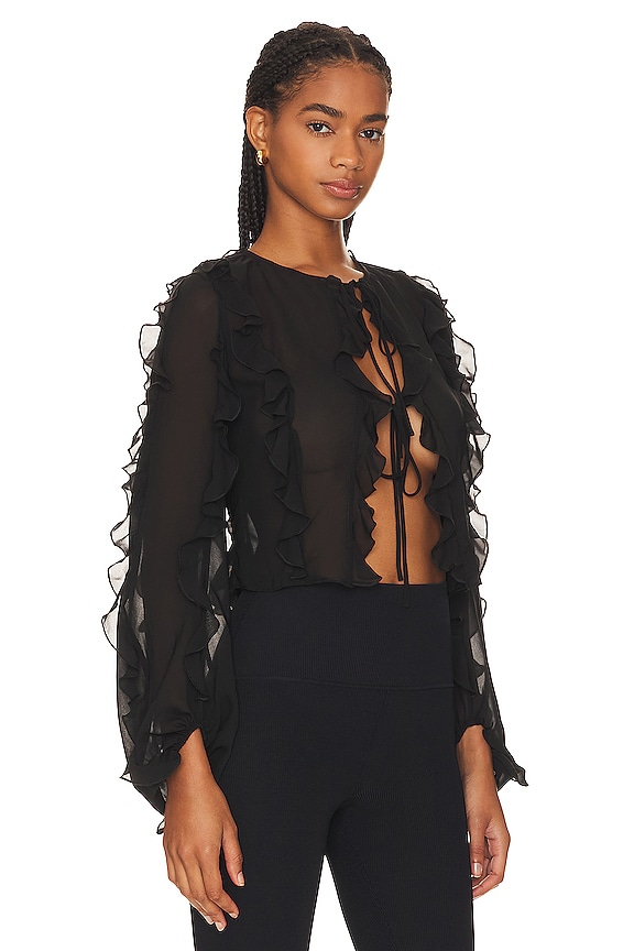 view 2 of 4 Daniella Top in Black