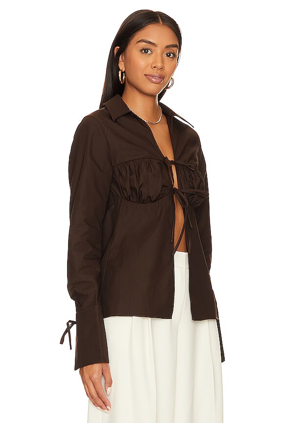 view 2 of 4 Tullia Top in Cacao