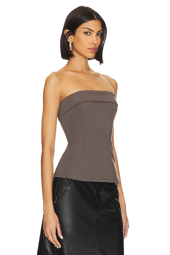 view 2 of 4 Santino Tube Top in Slate Gray