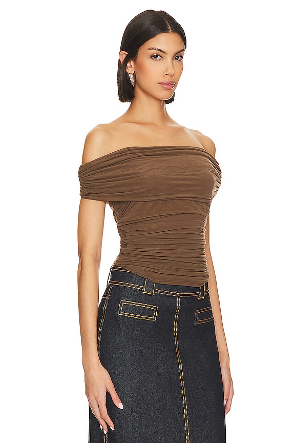 view 2 of 4 Elena Tube Top in Dusty Olive
