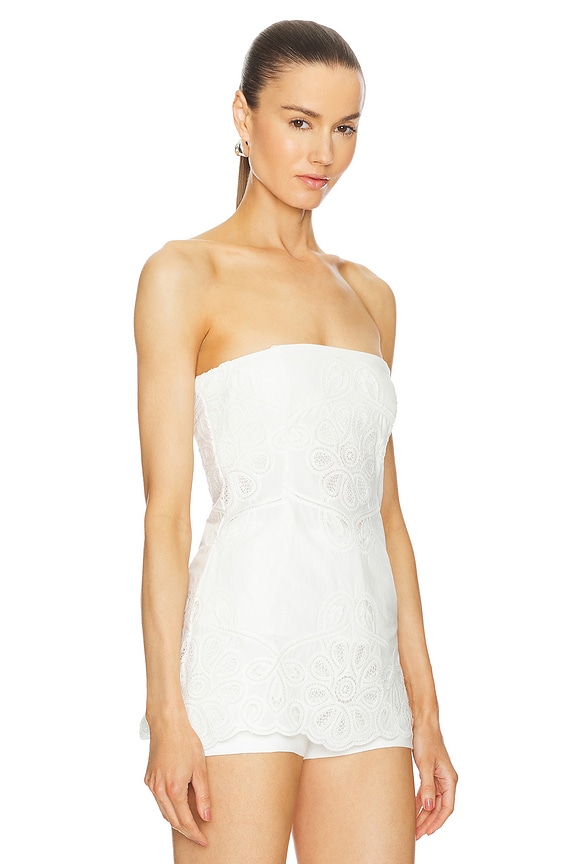 view 2 of 4 Aria Top in White