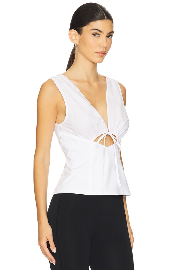 view 2 of 4 Ira Top in White