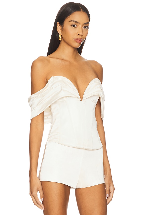 view 2 of 4 Ilaria Corset Top in Cream