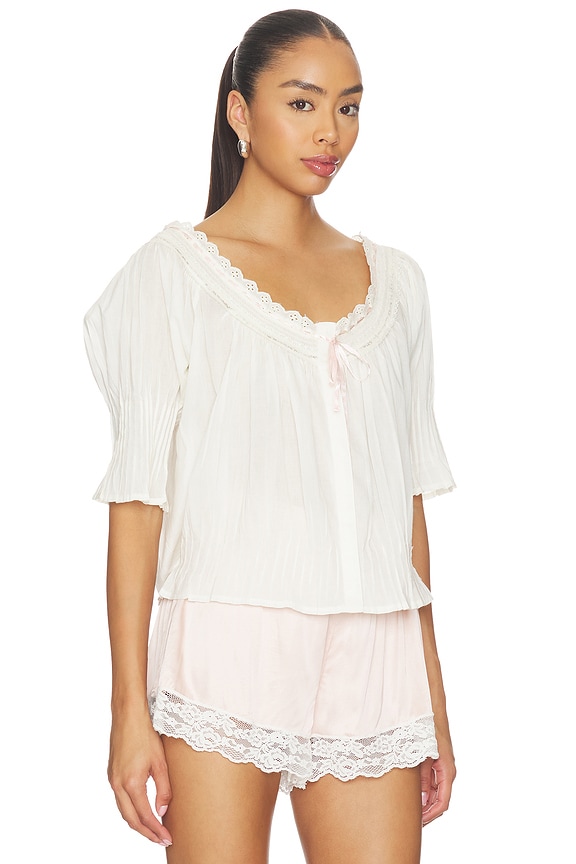view 2 of 4 Cassia Top in Cream