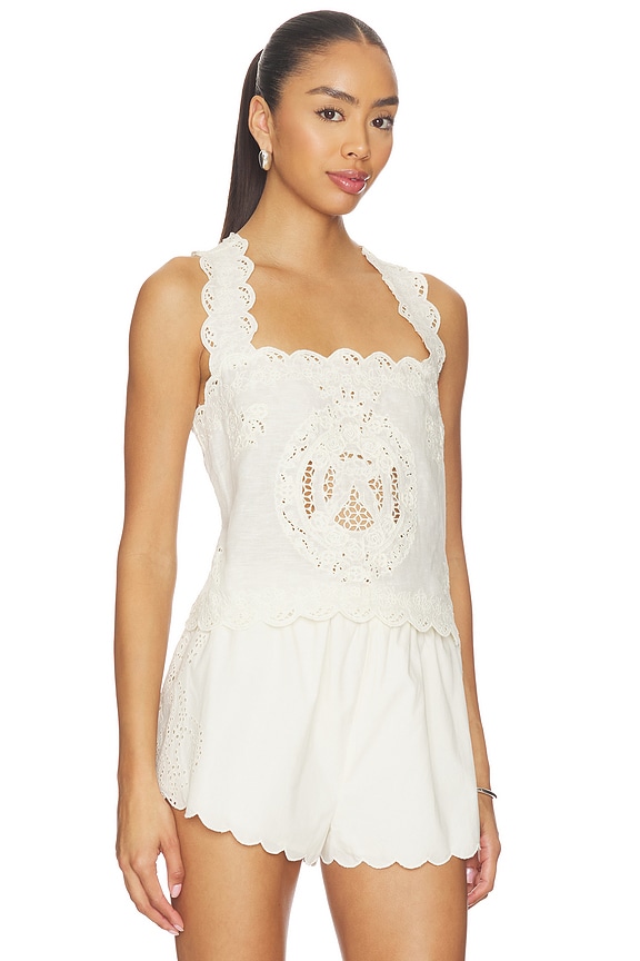 view 2 of 4 Ophelia Top in Ivory