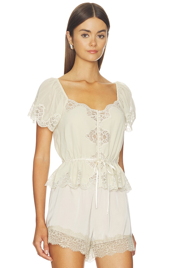view 2 of 4 Grace Top in Ivory