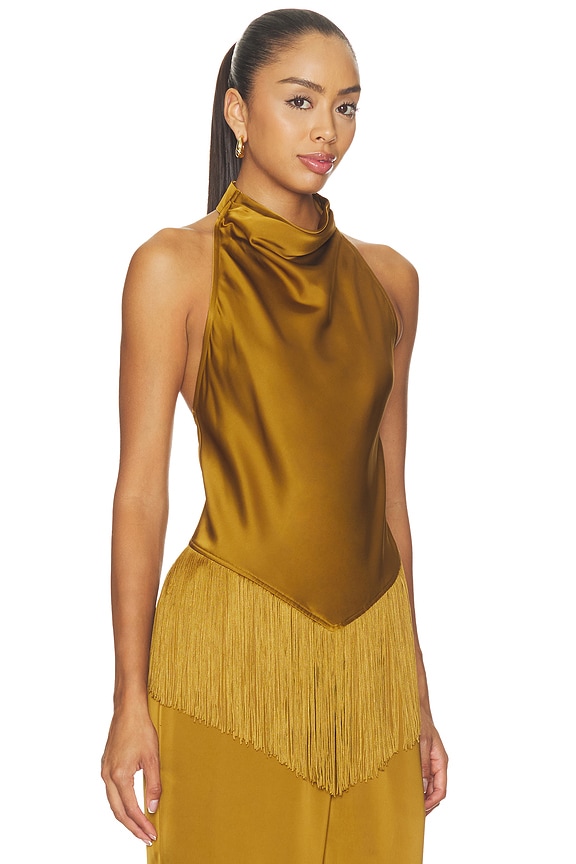 view 2 of 4 Vivian Top in Khaki Green