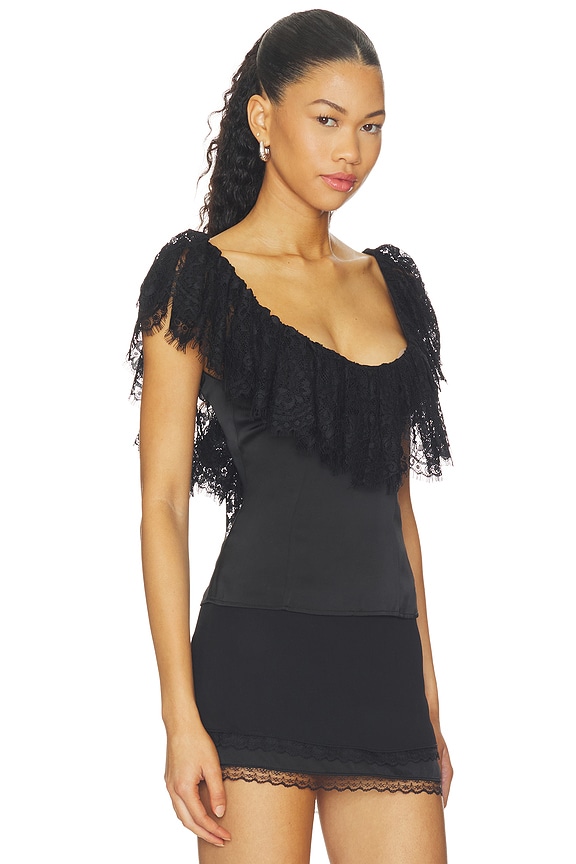 view 2 of 5 Camille Top in Black