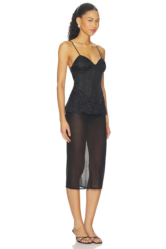 view 2 of 5 Elsie Top in Black