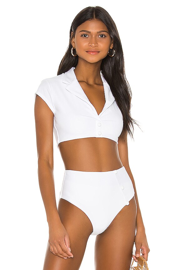 view 1 of 4 TOP BIKINI TOTO in White