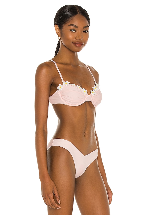 view 2 of 4 Myra Top in Pink Daisies