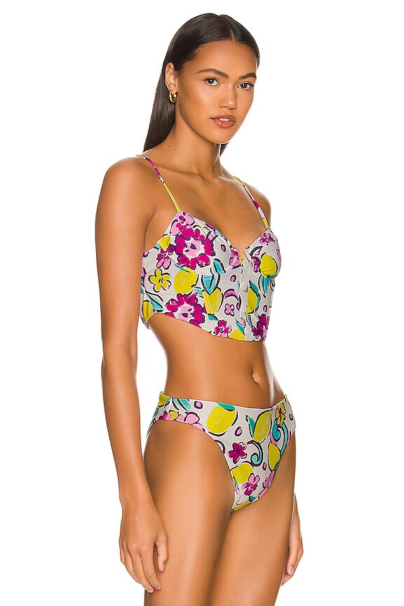 view 2 of 4 Marlee Top in Pink Lemon Floral