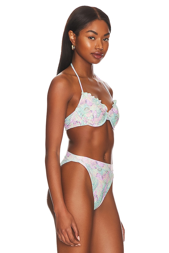 view 2 of 4 Carlita Top in Pink Teal Ali