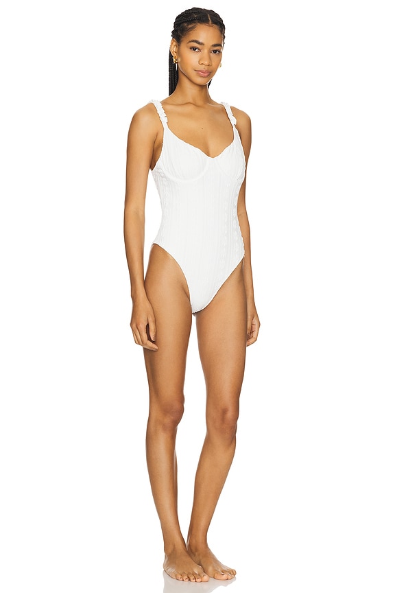 view 2 of 3 Viola One Piece in White
