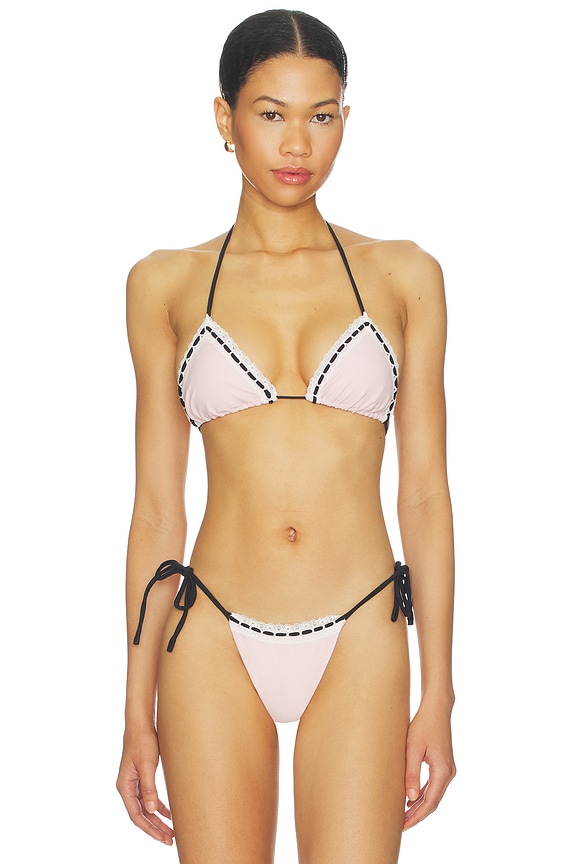 view 1 of 4 Presley Top in Pink & Black