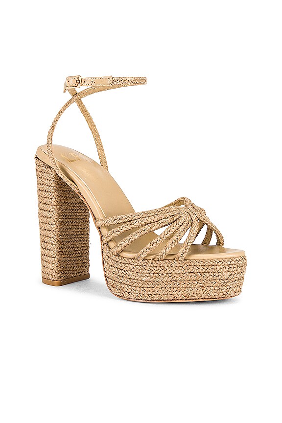 view 2 of 5 Clarissa Platform in Raffia