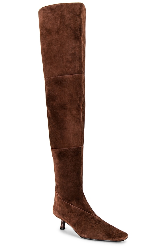 view 2 of 5 Virna Boot in Chocolate Suede