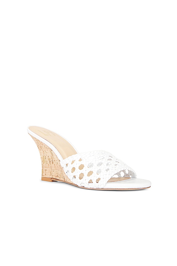 view 2 of 5 ТАНКЕТКА CANE WEAVE in White