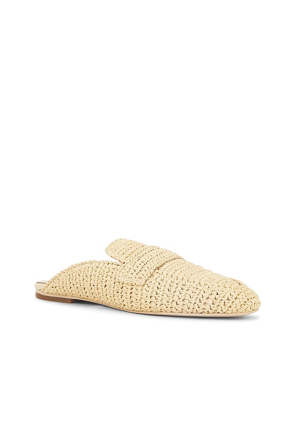 view 2 of 5 Alessandro Mule in Natural Raffia