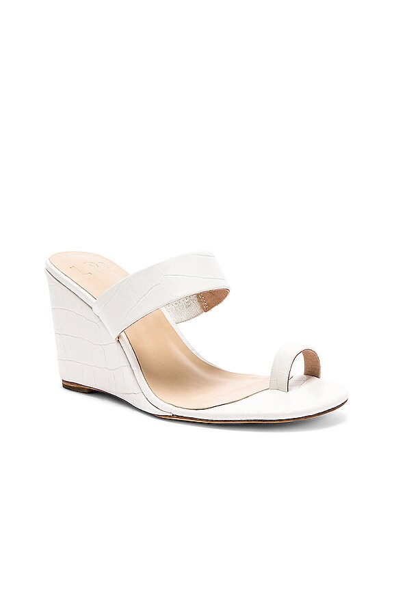 view 2 of 5 TACONES COMPENSADOS DONA in White