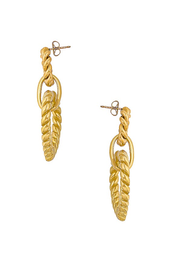 view 2 of 3 BOUCLES D'OREILLES BAMBOLA in Brass