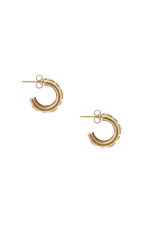 view 2 of 2 PENDIENTES BELLINA in Gold
