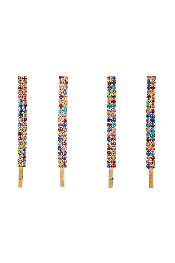 view 2 of 3 LOT DE PINCES CRYSTAL in Multi