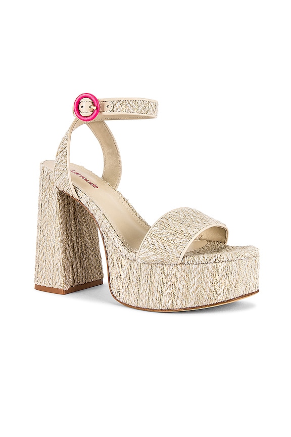 view 2 of 5 Dolly Sandal in Raffia Natural