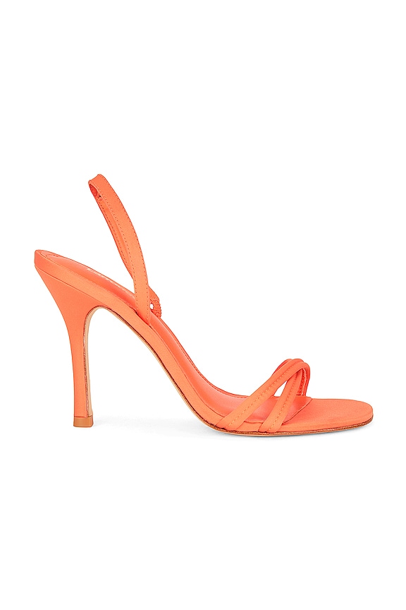 Larroude Annie Heel in Orange | REVOLVE